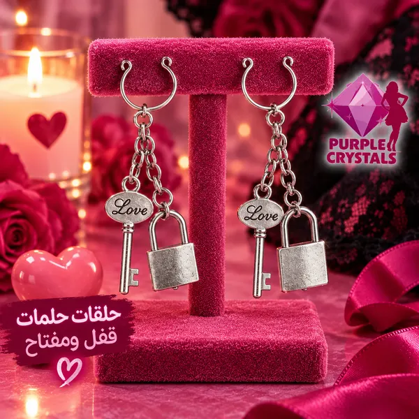 حلقات الحلمات قفل القلب و مفتاح