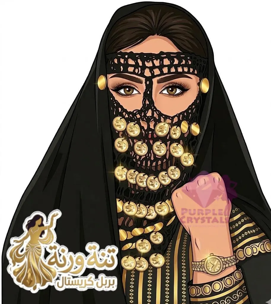 برقع جنيهات ذهبي مستطيل